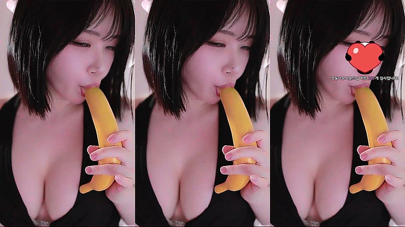 바나나 꼴리게 빨면서 섹댄 리액션 BJㅎㄴ잉