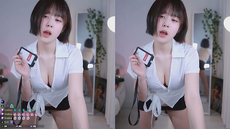 귀요미 BJㅎㄷ로 스쿨룩 오피스룩 가슴골