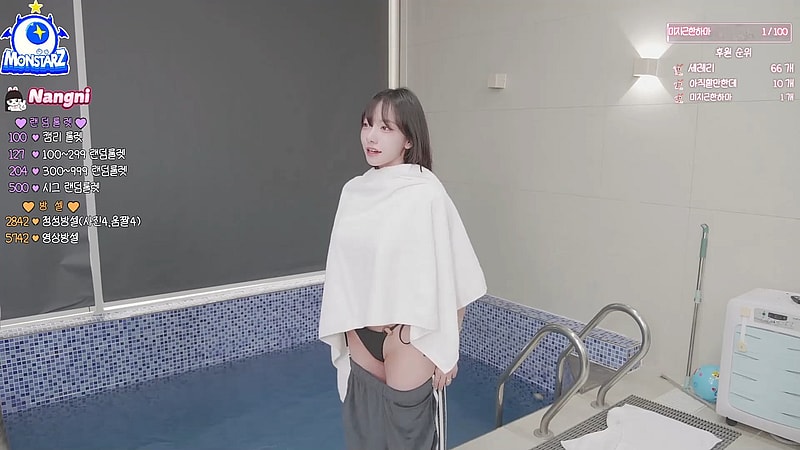 아슬아슬한 비키니 하이레그 BJ낭ㄴ 풀영상