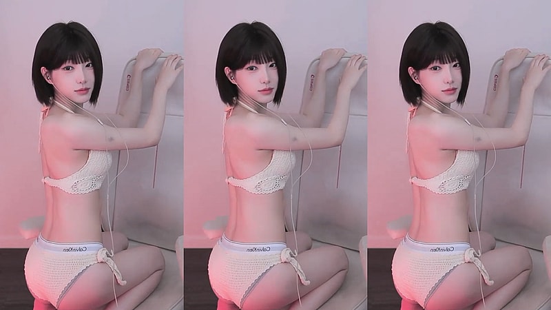 비키니룩 몸매 BJ주ㅋㅋ 수줍게 댄스 리액션