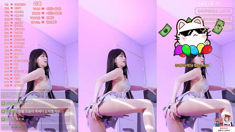짧은 치마에 팬티 노출 BJㅁ월 리액션 풀영상