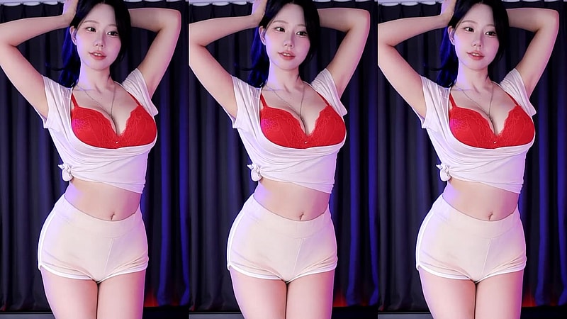 돌핀팬츠가 꼴리는 엉벅지 몸매 BJㅎㅇ파
