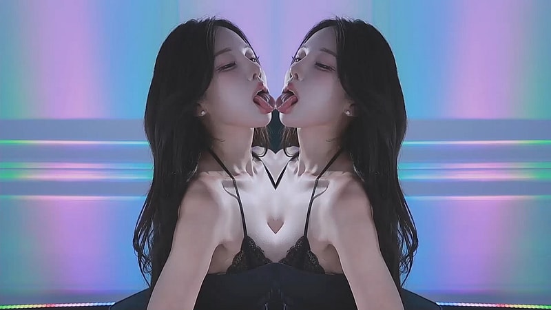 신박하게 혓바닥 낼름거리는 리액션 BJㅎ빛