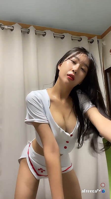 간호사 코스튬 BJ콩ㅅㅇ 누나 꼴리는 리액션