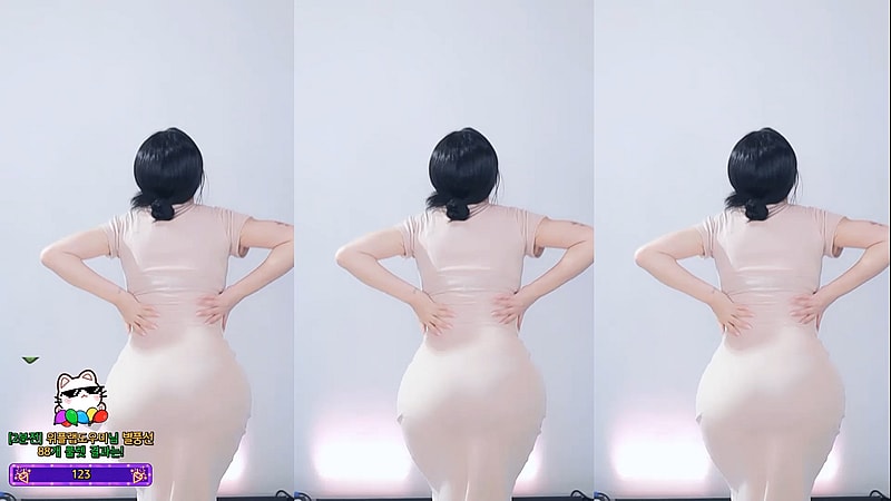 은꼴 미시룩 치마 BJㅎㄴ린 뒤태 엉덩이 라인