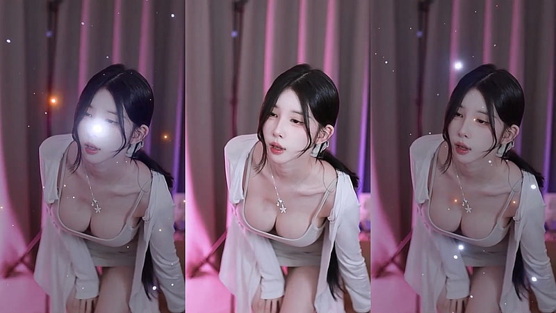 골반 라인이 이쁜 슬렌더 몸매 BJㅅ라 짧동