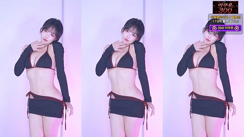 은근히 꼴리는 비키니룩 가슴 무빙 BJㄱㅎ리