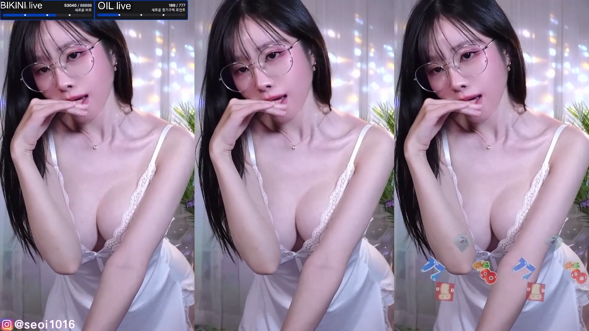 하얀 슬립 원피스 하얀 속바지 BJㅈㅅ이