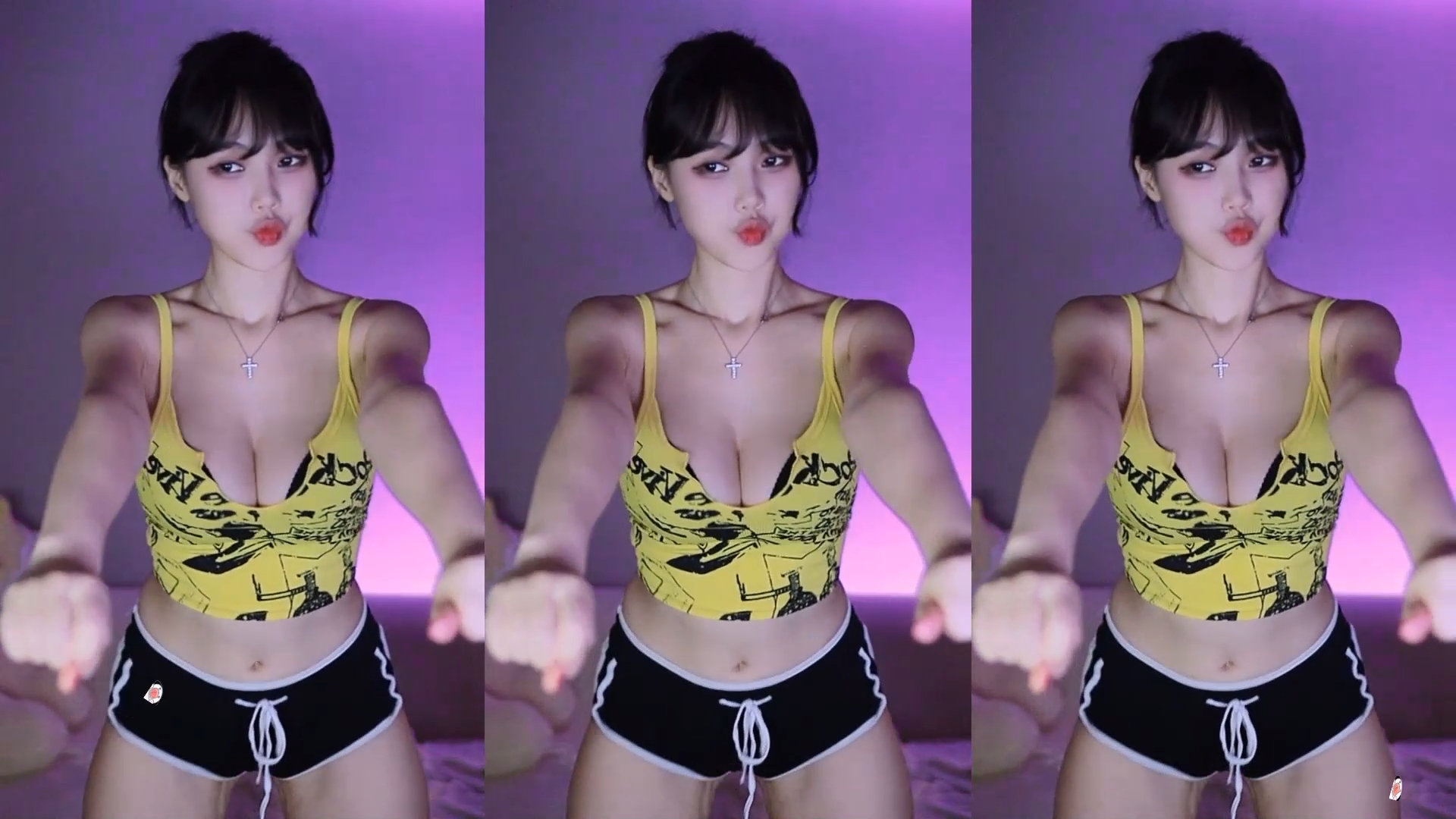 육덕녀 BJㅎ카 나시티 돌핀팬츠 엉벅지