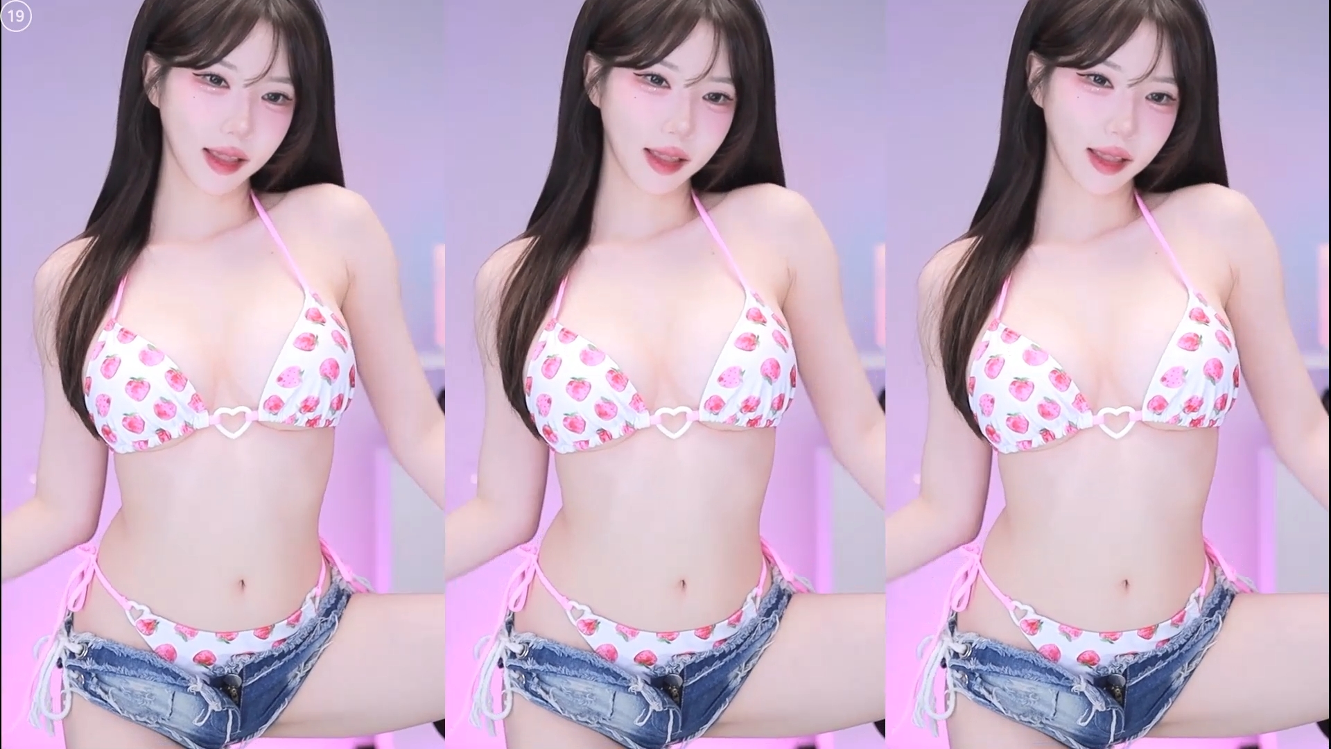 비키니룩 BJㅁㅈ유 댄스 리액션 하이라이트