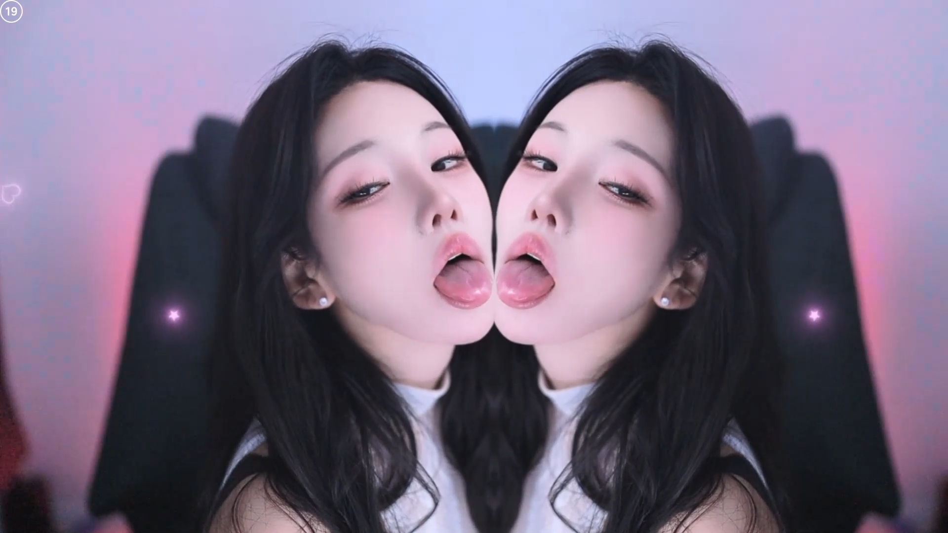 신박한 혓바닥 낼름 리액션컷 BJㅎ빛 은꼴
