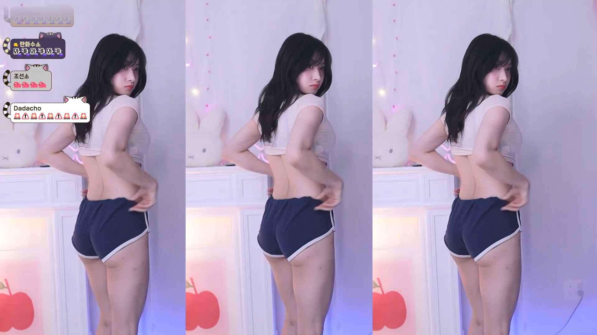 섹시 기립근 BJㅁㅇ츄 은꼴 돌핀팬츠 엉밑살