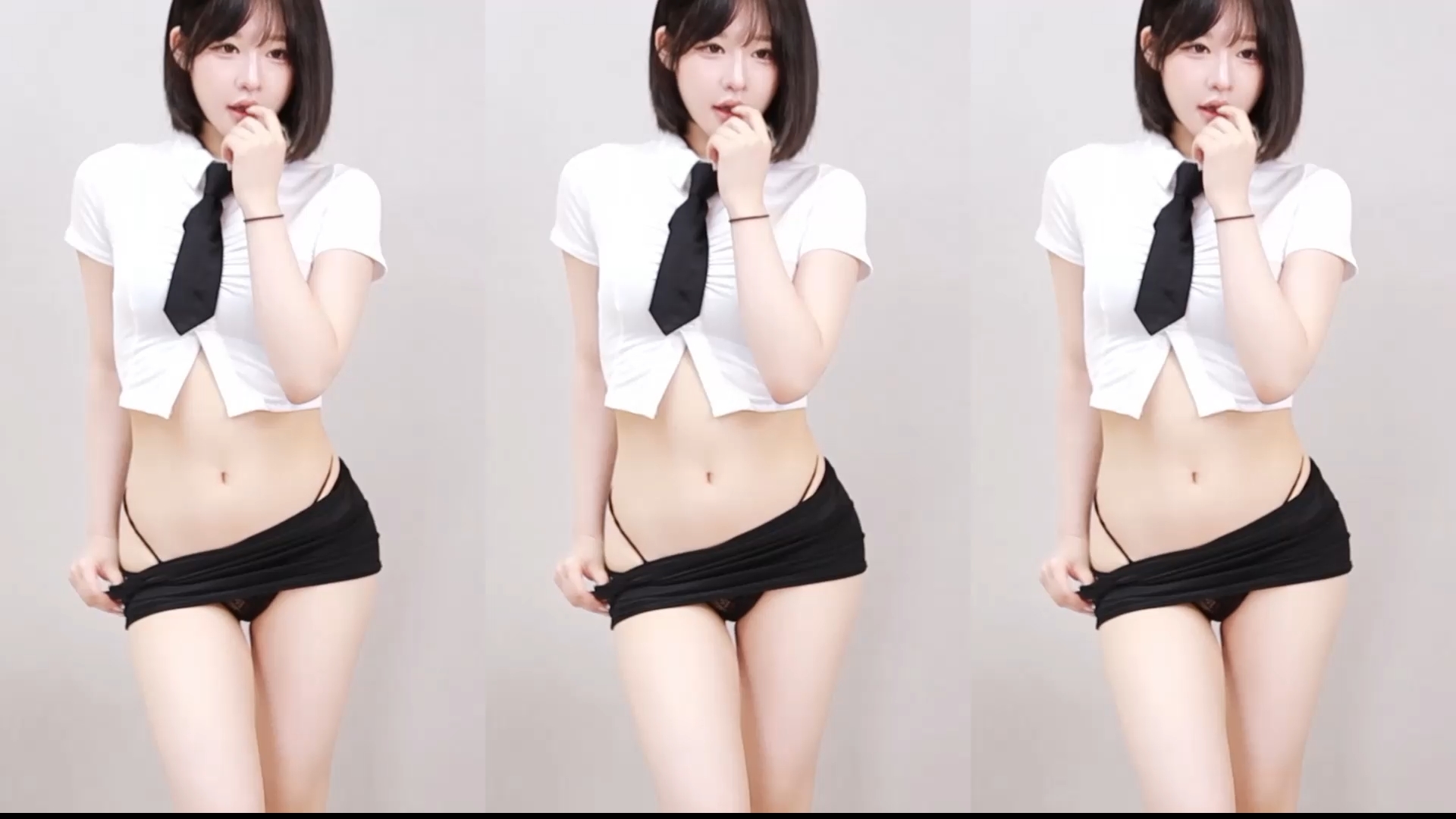 스쿨룩 오피스룩 BJㅇ설 섹시 T팬티 엉덩이