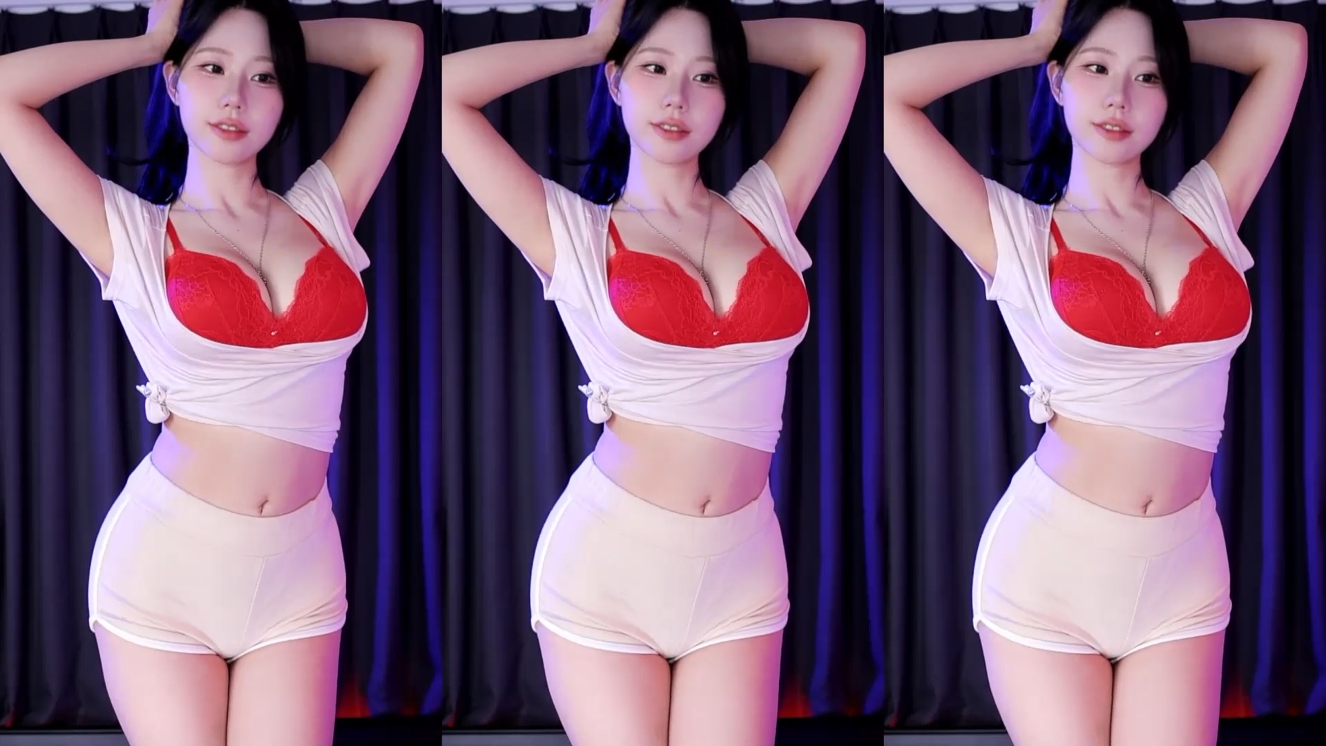 돌핀팬츠가 꼴리는 엉벅지 몸매 BJㅎㅇ파